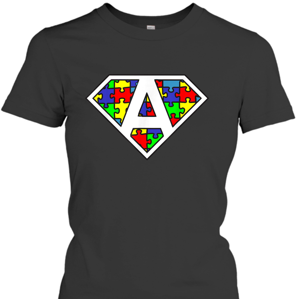 Autism Awareness Superhero Puzzle T-Shirt Autism Awareness Superhero Puzzle T-Shirt