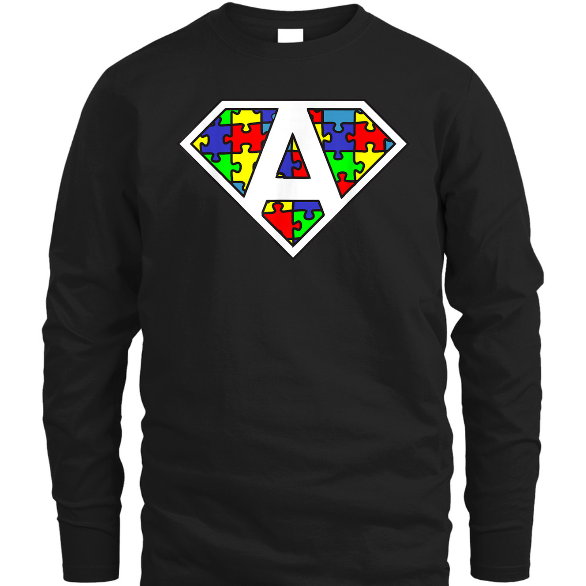Autism Awareness Superhero Puzzle T-Shirt Autism Awareness Superhero Puzzle T-Shirt