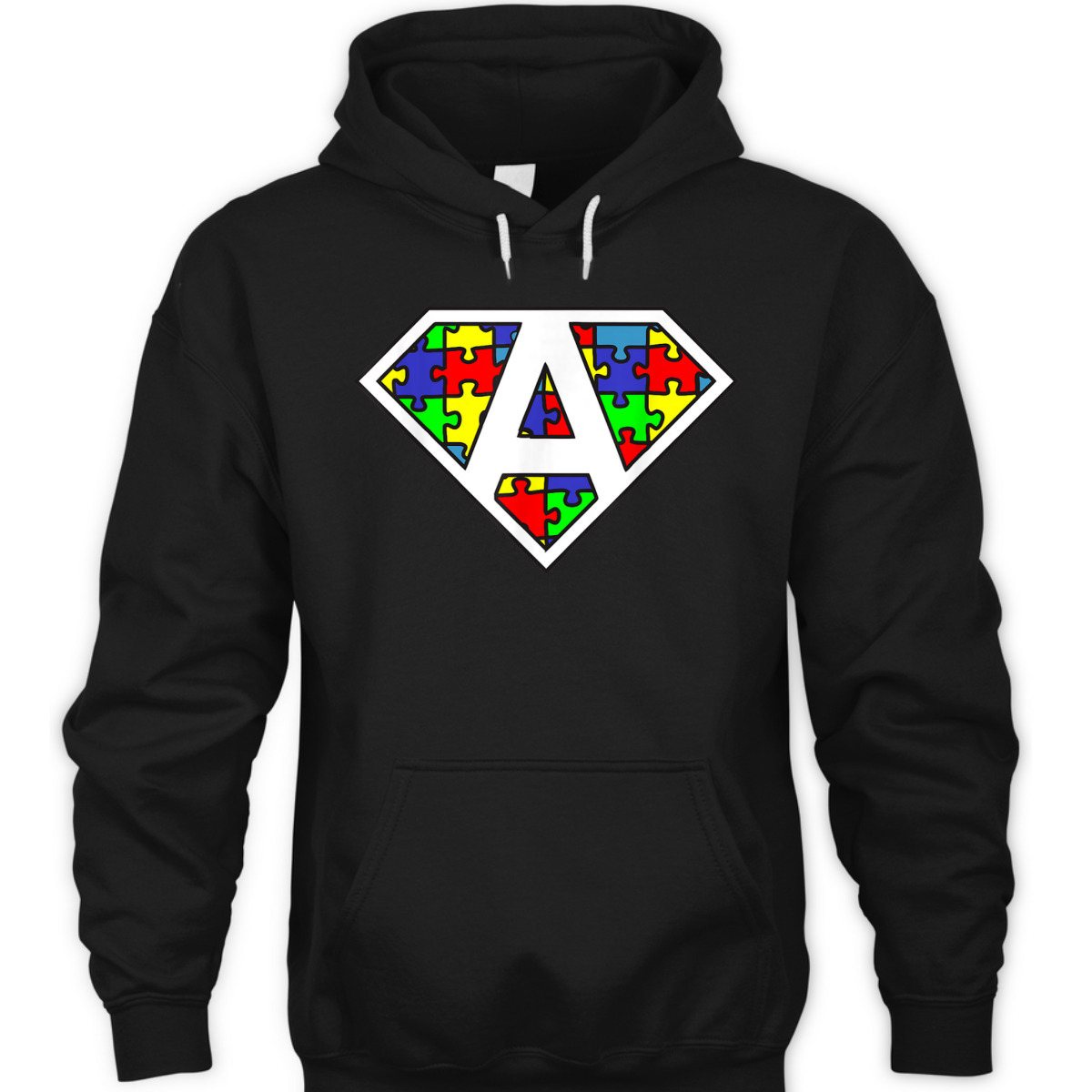 Autism Awareness Superhero Puzzle T-Shirt Autism Awareness Superhero Puzzle T-Shirt