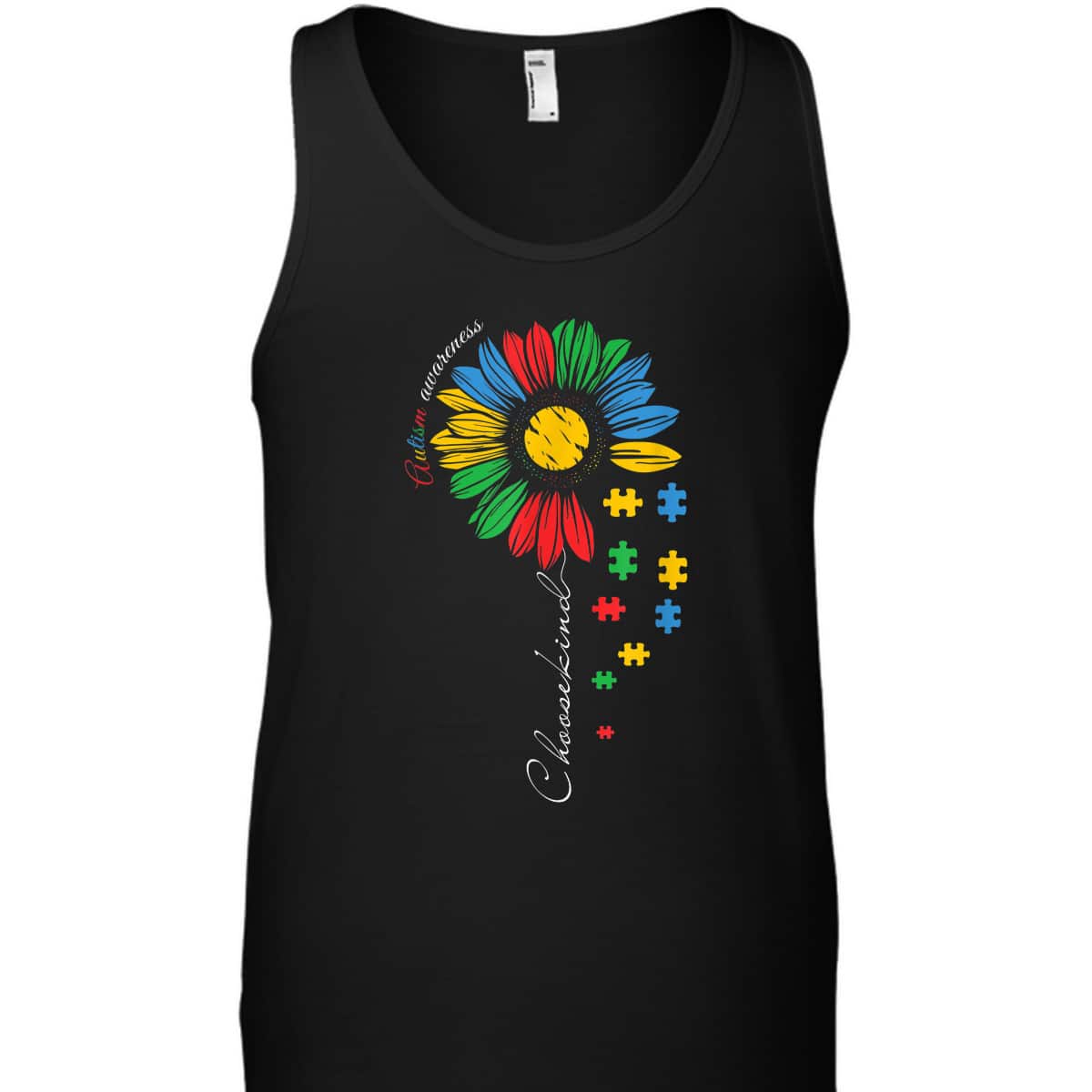 Accept Understand Autistic Kids Autism Awareness Sunflower T-Shirt Accept Understand Autistic Kids Autism Awareness Sunflower T-Shirt