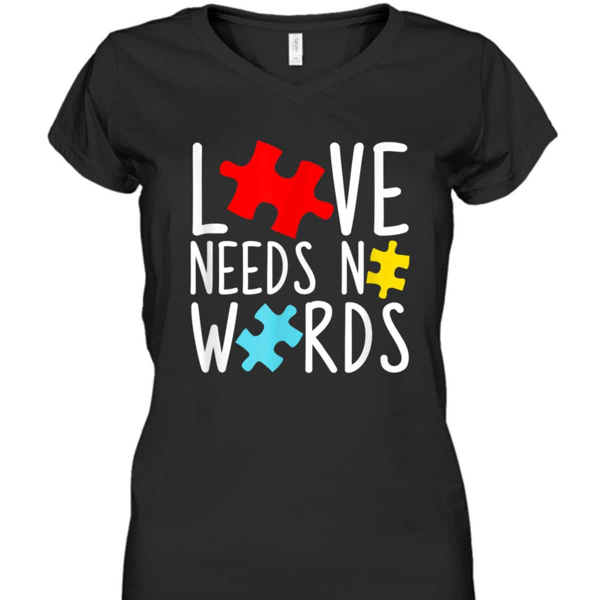 Love Needs No Words - Autism Awareness T-Shirt Love Needs No Words - Autism Awareness T-Shirt