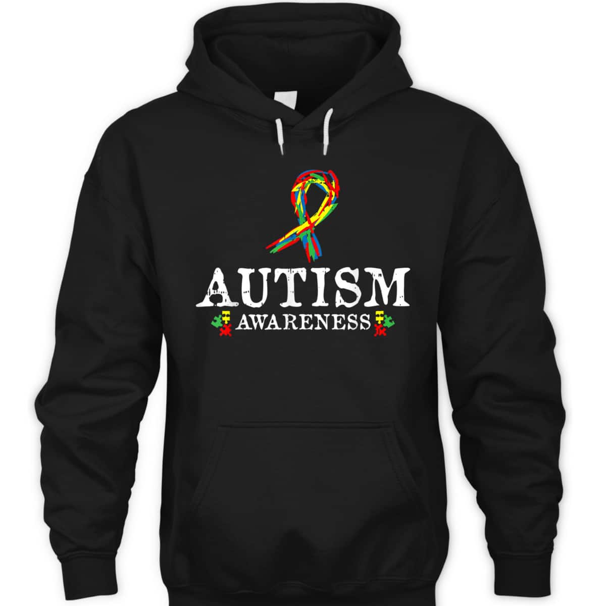 Puzzle Piece Ribbon Autism Awareness Gifts For Adults T-Shirt