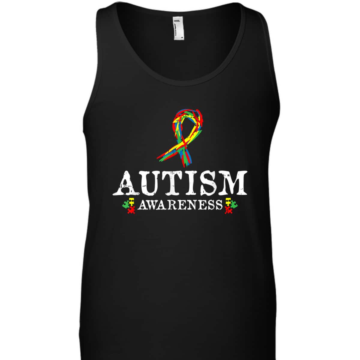 Puzzle Piece Ribbon Autism Awareness Gifts For Adults T-Shirt