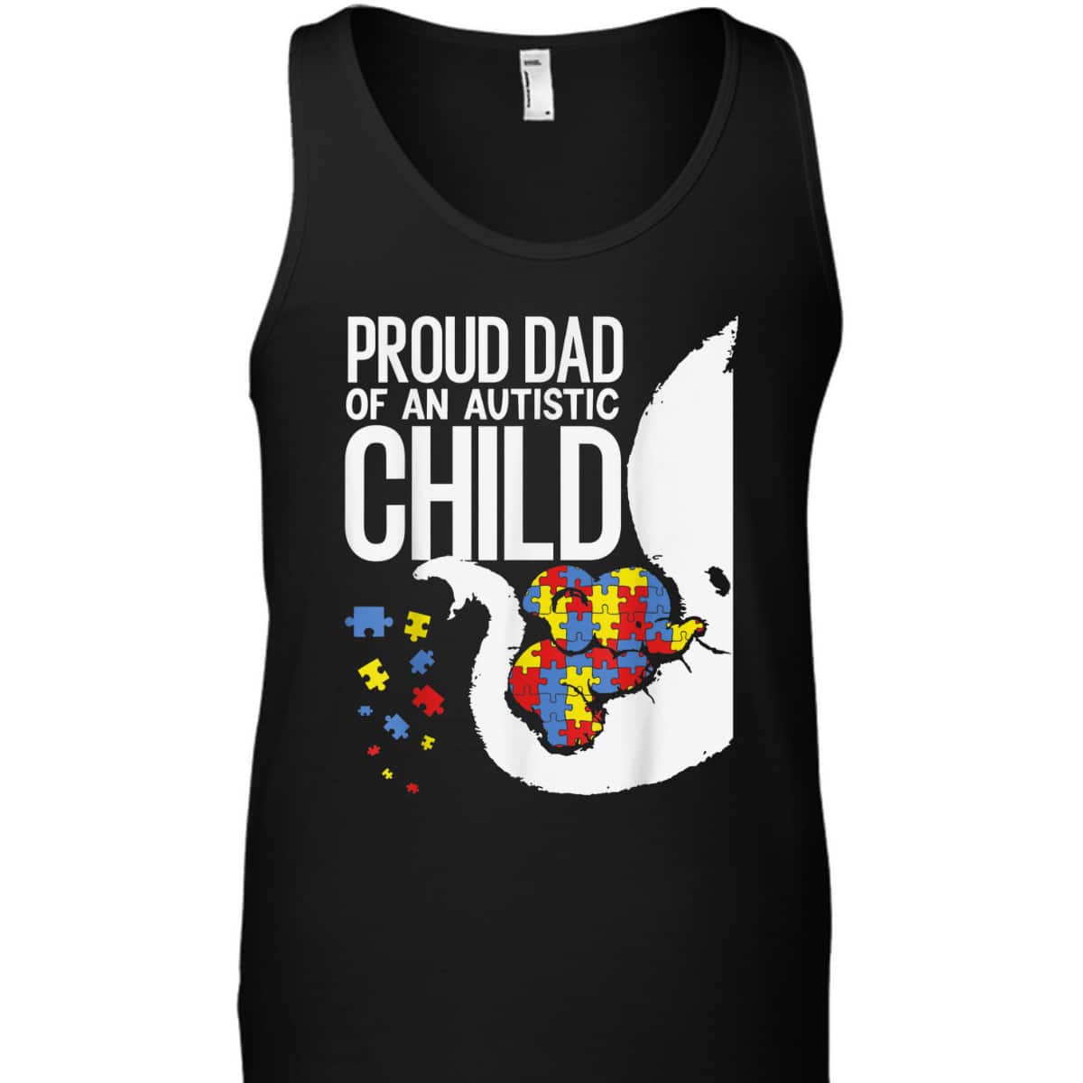 Proud Dad Of An Autistic Child, Autism Awareness, Autism Dad T-Shirt Proud Dad Of An Autistic Child, Autism Awareness, Autism Dad T-Shirt
