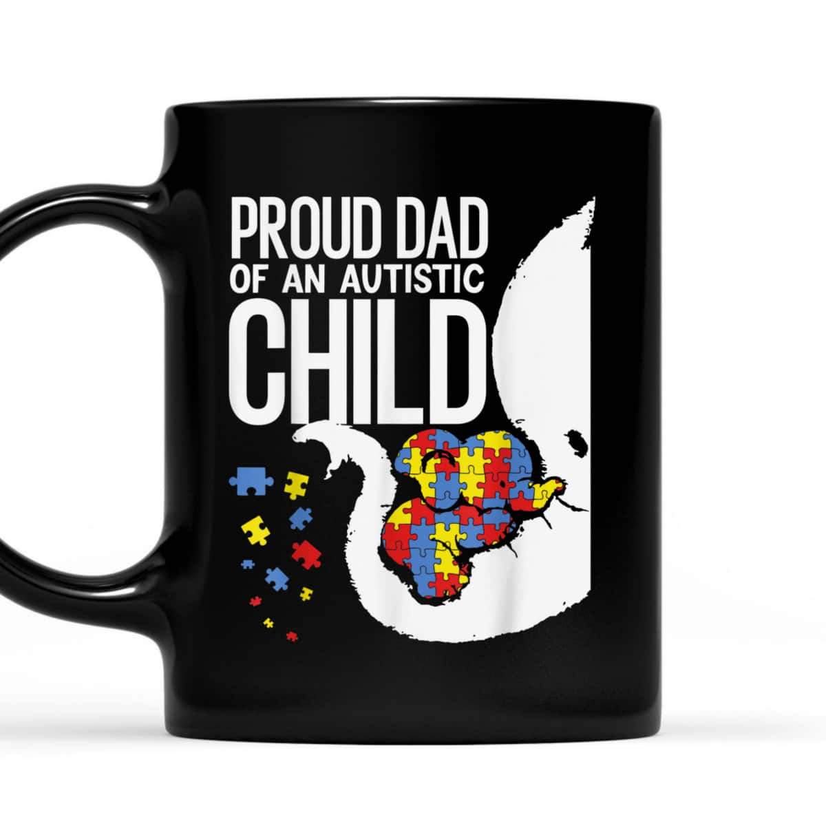 Proud Dad Of An Autistic Child, Autism Awareness, Autism Dad T-Shirt