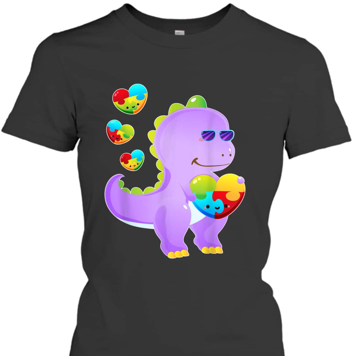 Autism Kids Toddler Autism Teacher Dinosaur Autism T-Shirt