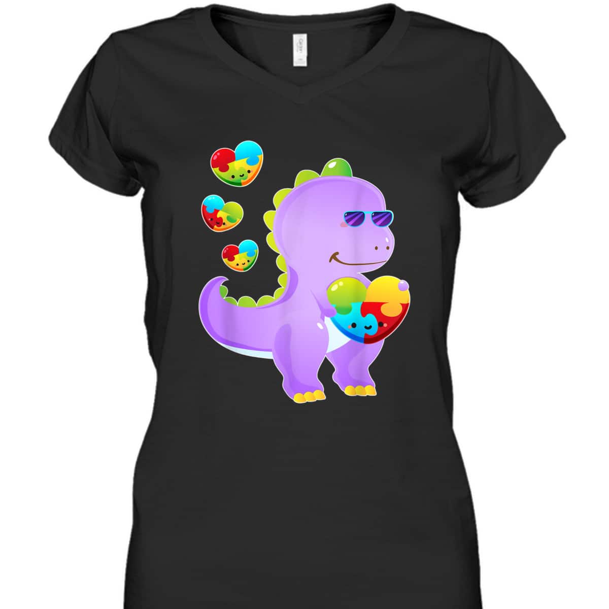 Autism Kids Toddler Autism Teacher Dinosaur Autism T-Shirt