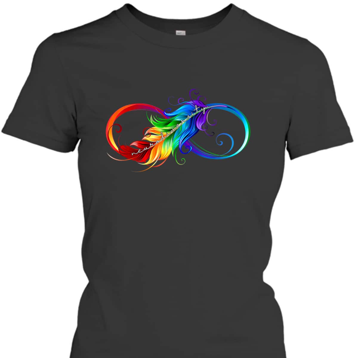 Neurodiversity Symbol Rainbow Infinity Autism Mom Awareness T-Shirt Neurodiversity Symbol Rainbow Infinity Autism Mom Awareness T-Shirt