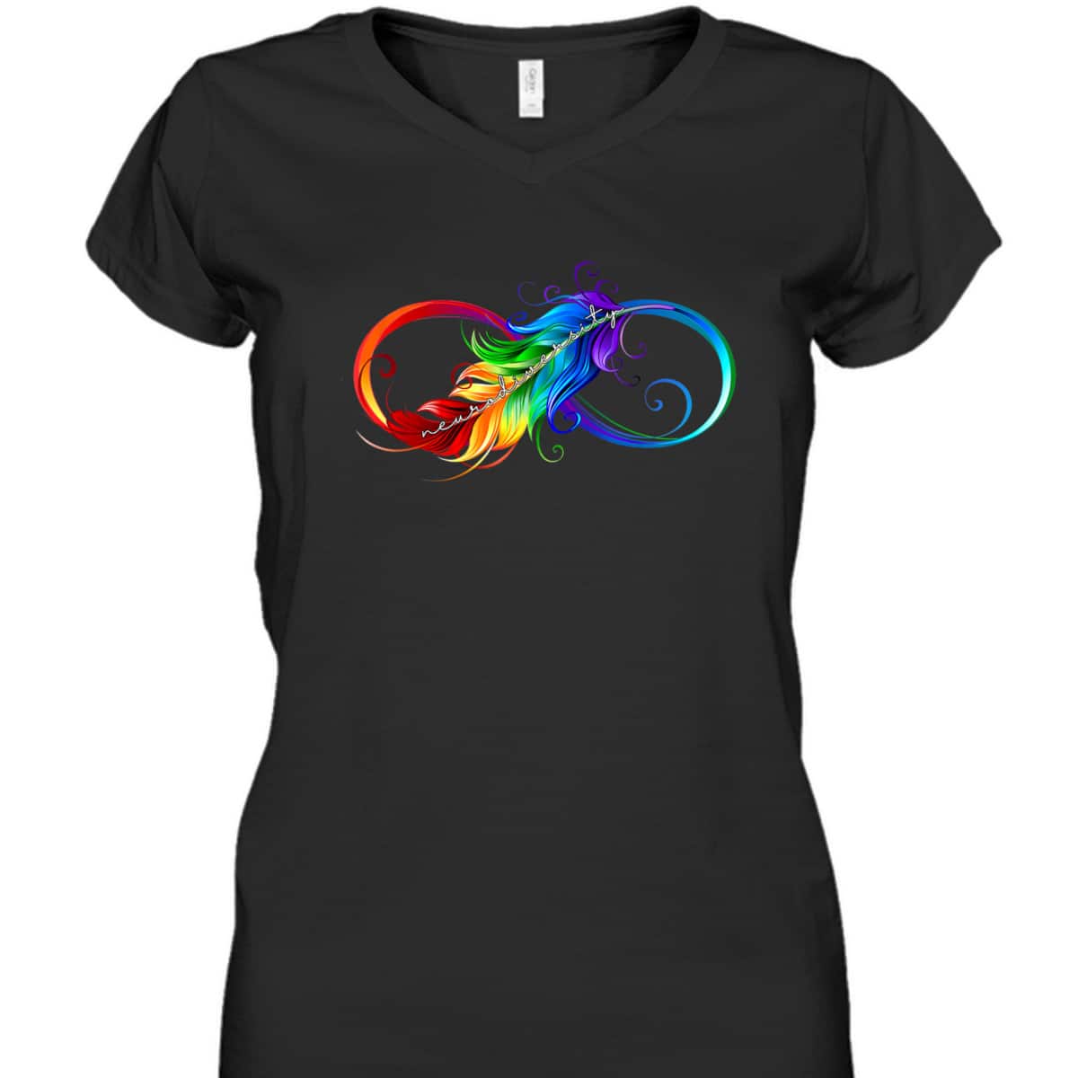 Neurodiversity Symbol Rainbow Infinity Autism Mom Awareness T-Shirt Neurodiversity Symbol Rainbow Infinity Autism Mom Awareness T-Shirt