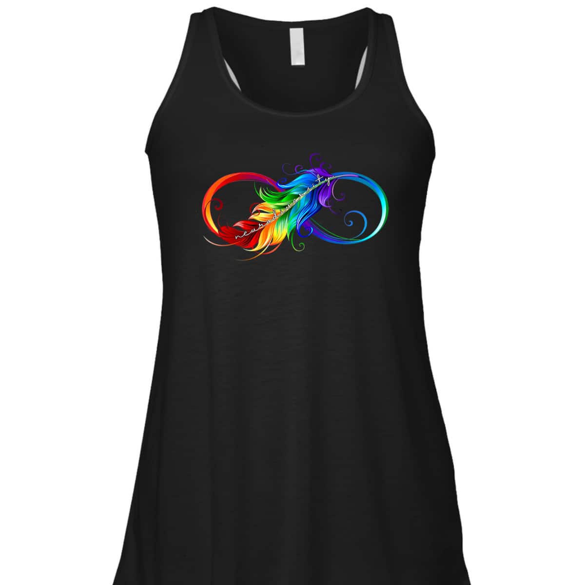 Neurodiversity Symbol Rainbow Infinity Autism Mom Awareness T-Shirt Neurodiversity Symbol Rainbow Infinity Autism Mom Awareness T-Shirt