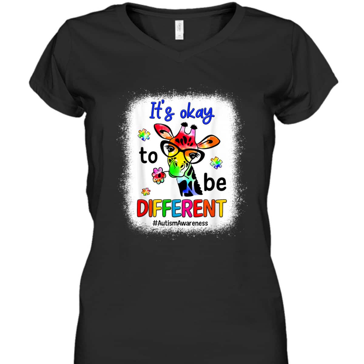 Its Ok To Be Different Autism Awareness Acceptance Women Kid T-Shirt