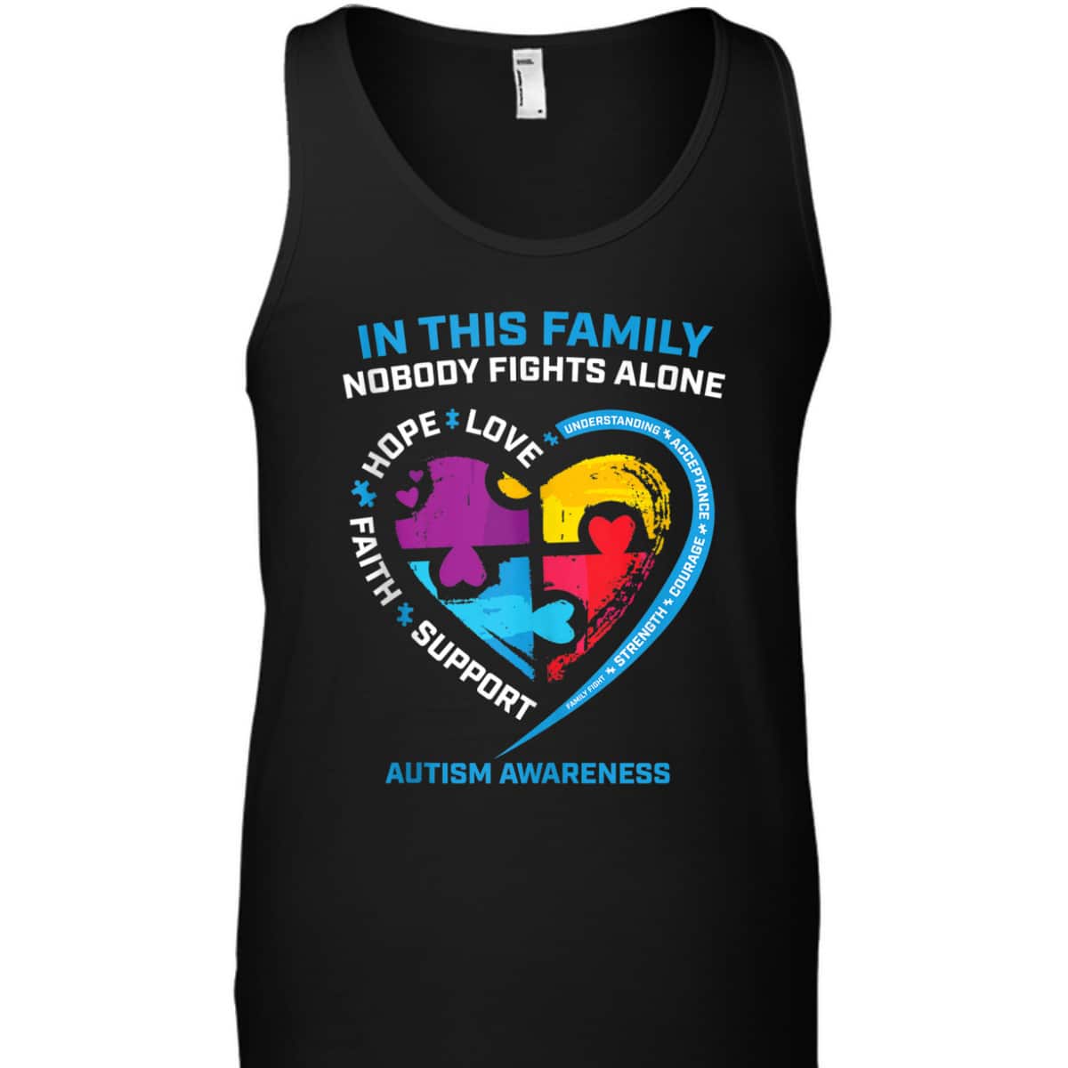 Son Daughter Mom Dad Family I Wear Blue Autism Awareness T-Shirt Son Daughter Mom Dad Family I Wear Blue Autism Awareness T-Shirt