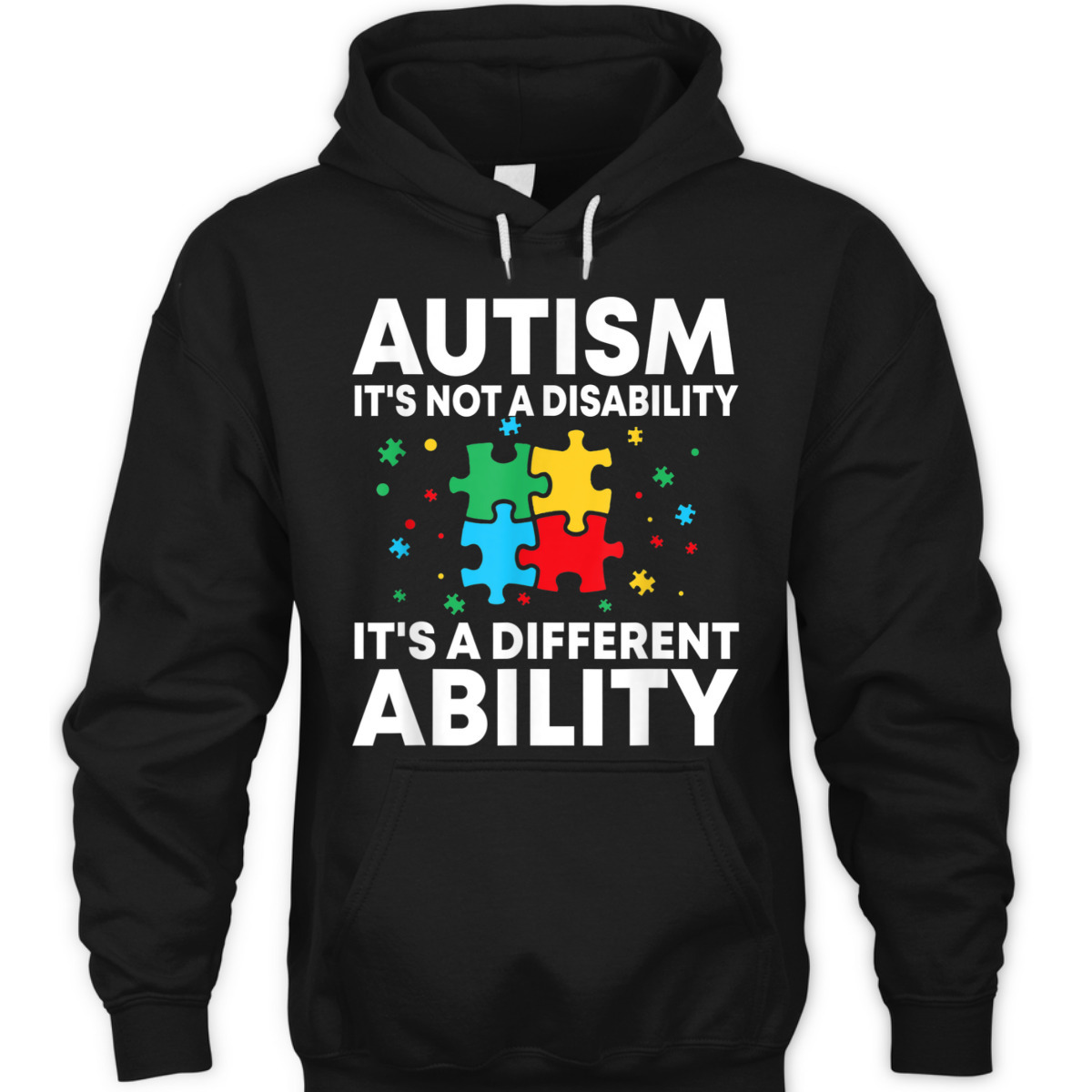 Autism Is Not A Disability It's A Different Ability Autism Puzzle T-Shirt Autism Is Not A Disability It's A Different Ability Autism Puzzle T-Shirt