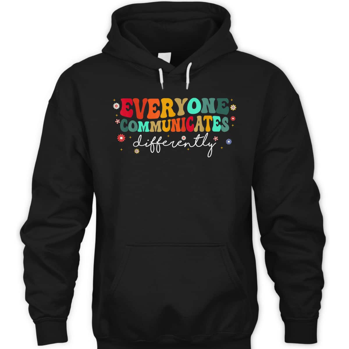 Support Autism Awareness Everyone Communicate Differently T-Shirt Support Autism Awareness Everyone Communicate Differently T-Shirt