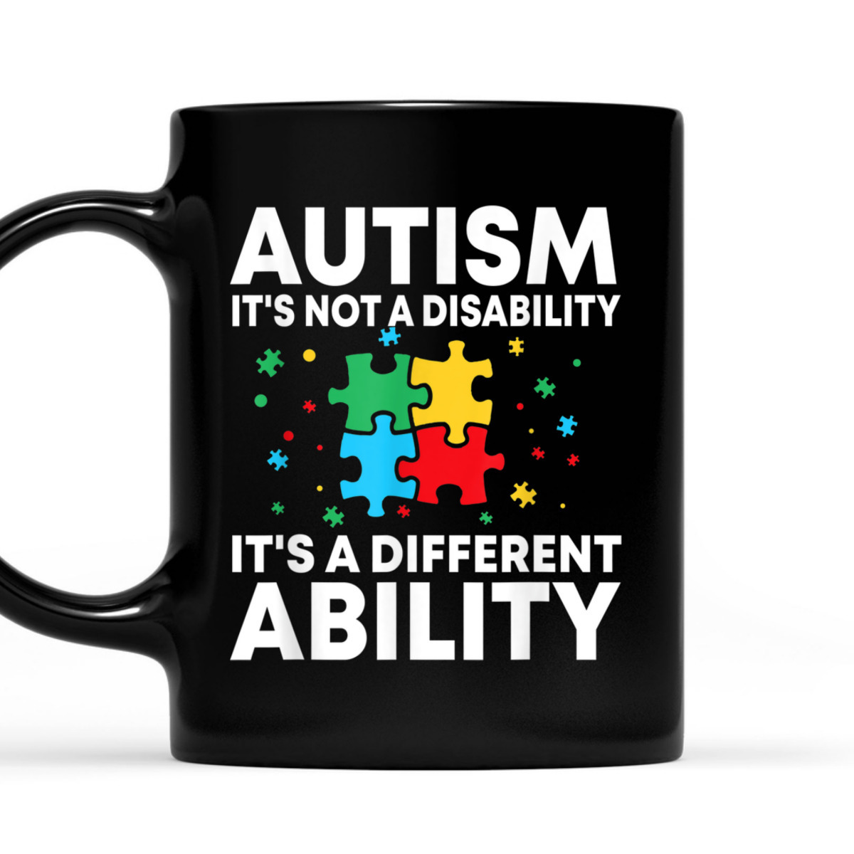 Autism Is Not A Disability It's A Different Ability Autism Puzzle T-Shirt Autism Is Not A Disability It's A Different Ability Autism Puzzle T-Shirt
