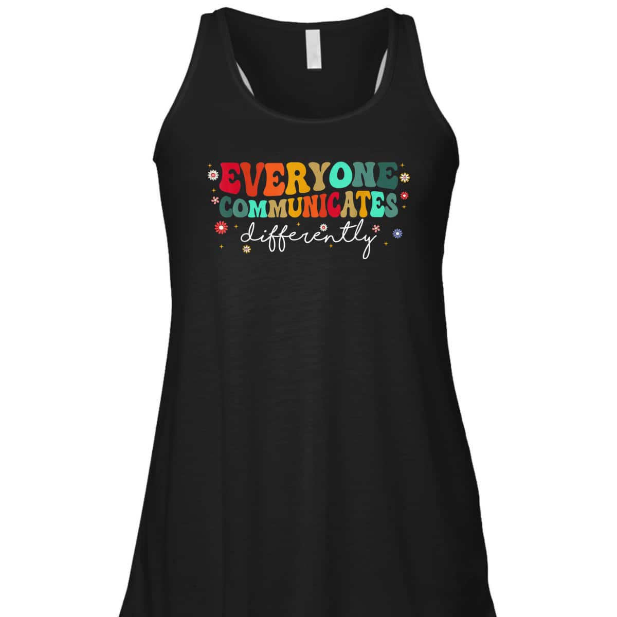 Support Autism Awareness Everyone Communicate Differently T-Shirt Support Autism Awareness Everyone Communicate Differently T-Shirt