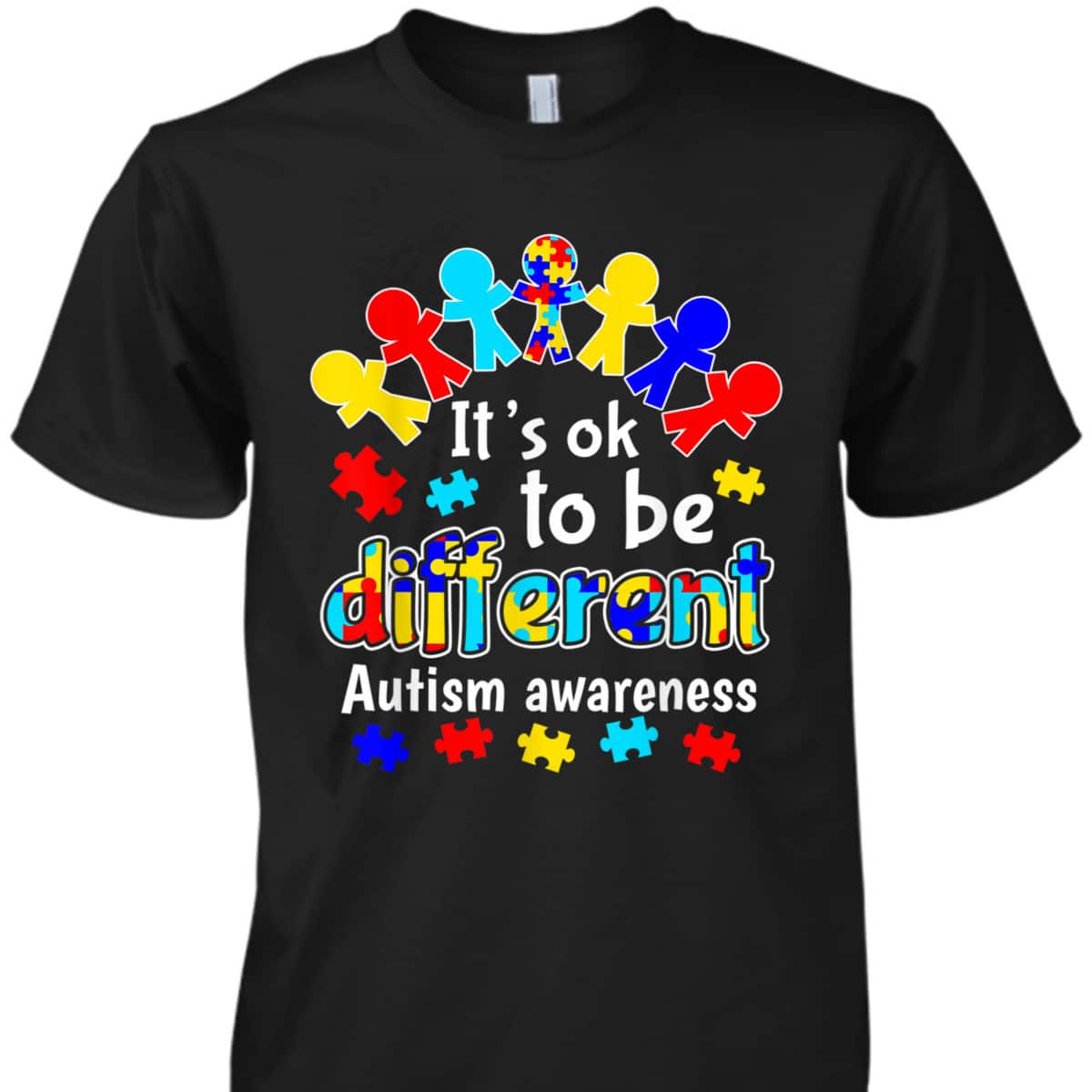 It's Ok To Be Different Autism Awareness T-Shirt