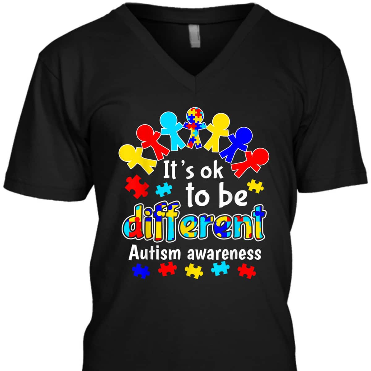It's Ok To Be Different Autism Awareness T-Shirt It's Ok To Be Different Autism Awareness T-Shirt