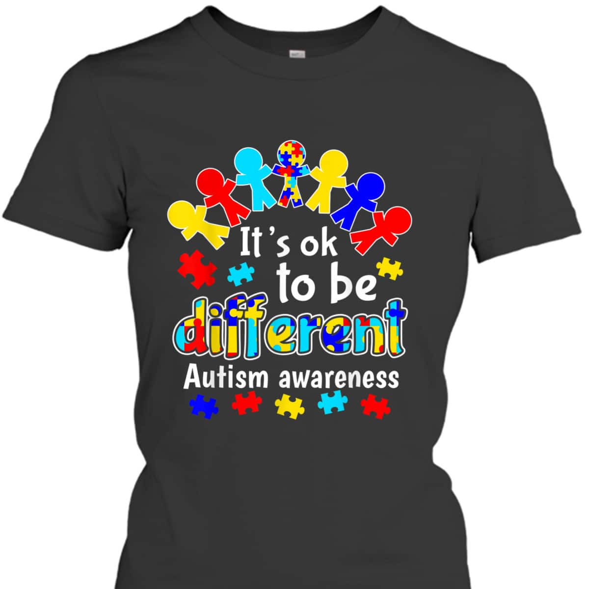 It's Ok To Be Different Autism Awareness T-Shirt