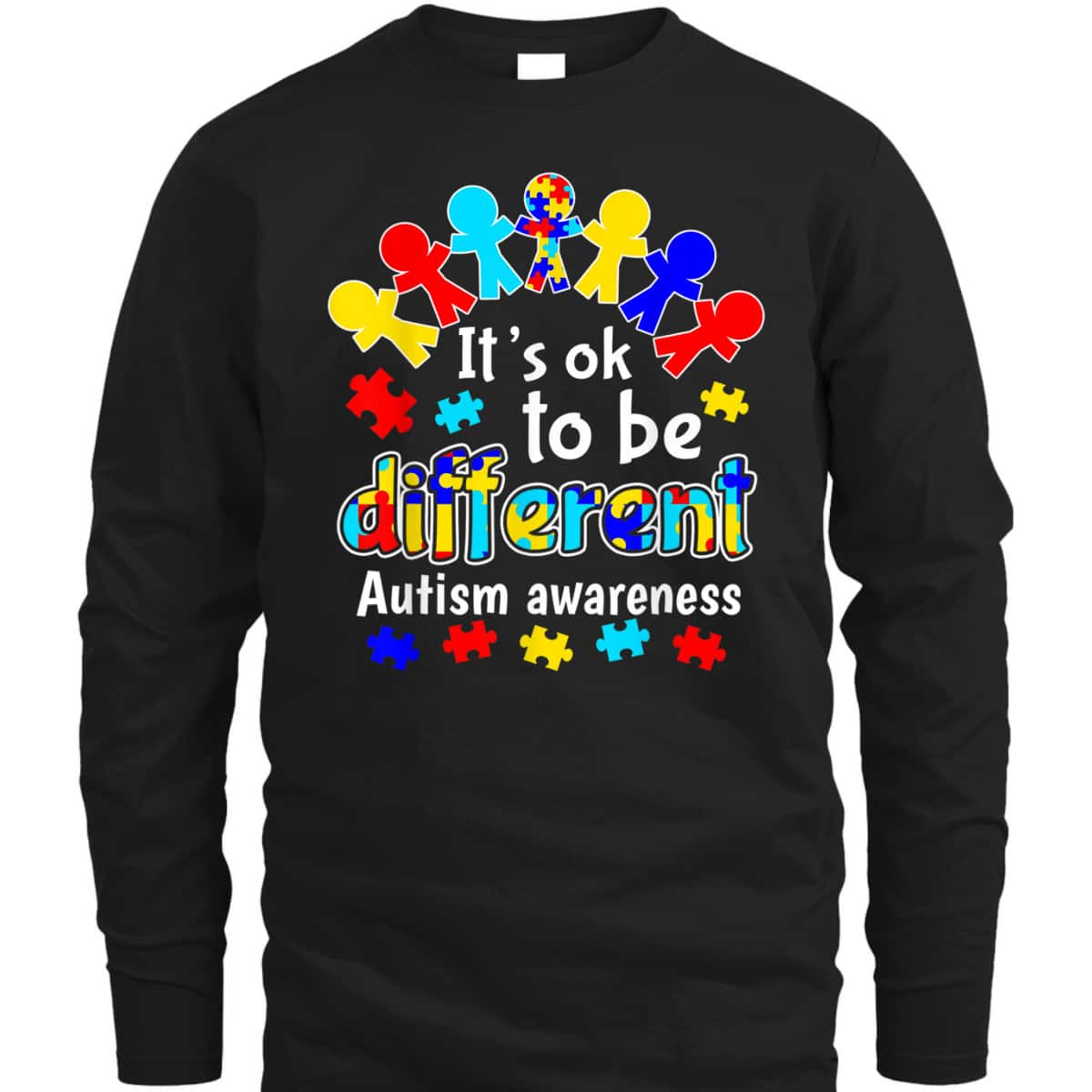 It's Ok To Be Different Autism Awareness T-Shirt