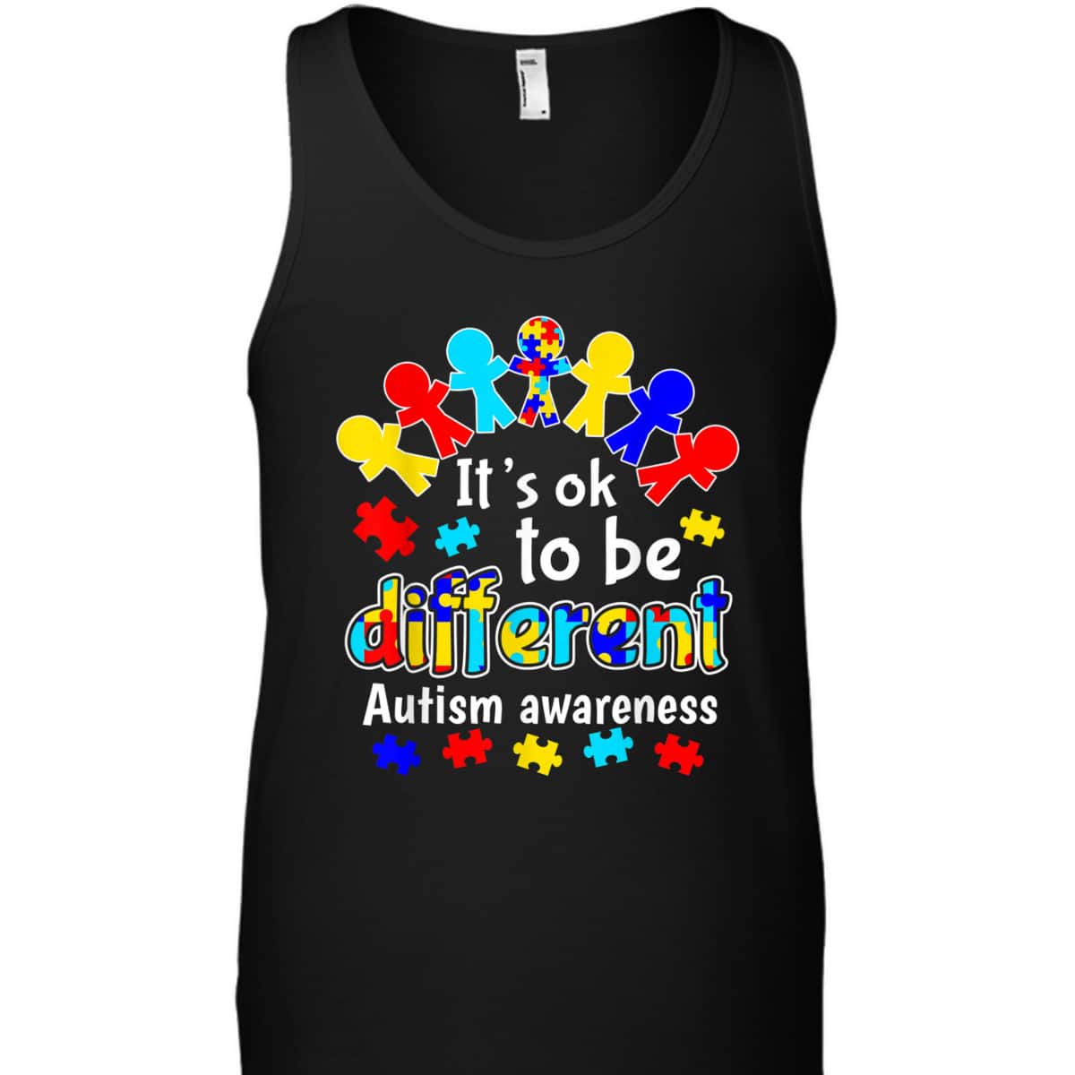 It's Ok To Be Different Autism Awareness T-Shirt It's Ok To Be Different Autism Awareness T-Shirt