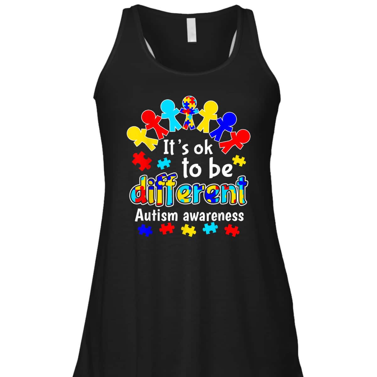 It's Ok To Be Different Autism Awareness T-Shirt It's Ok To Be Different Autism Awareness T-Shirt