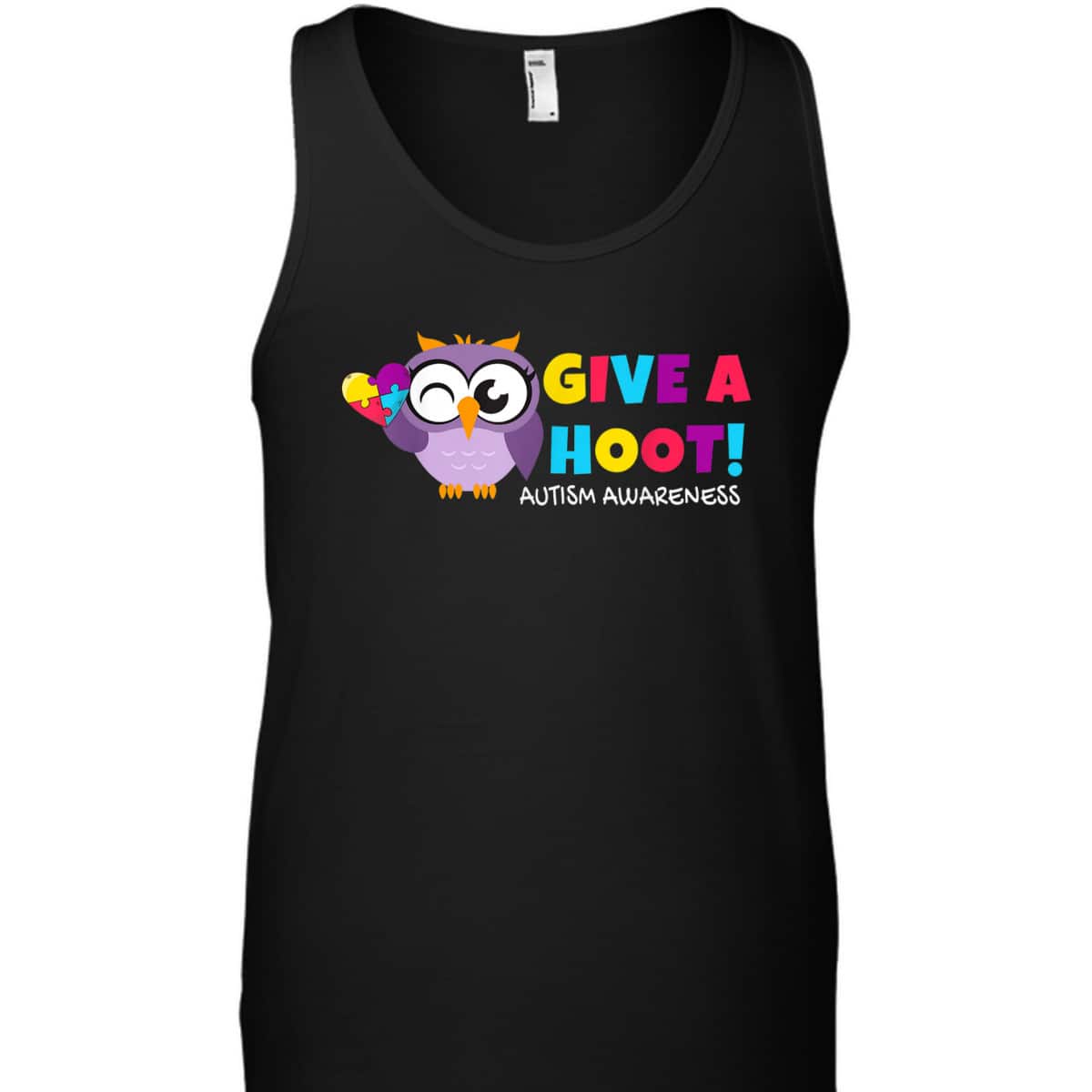 Autism Owl Autism Awareness Give A Hoot T-Shirt