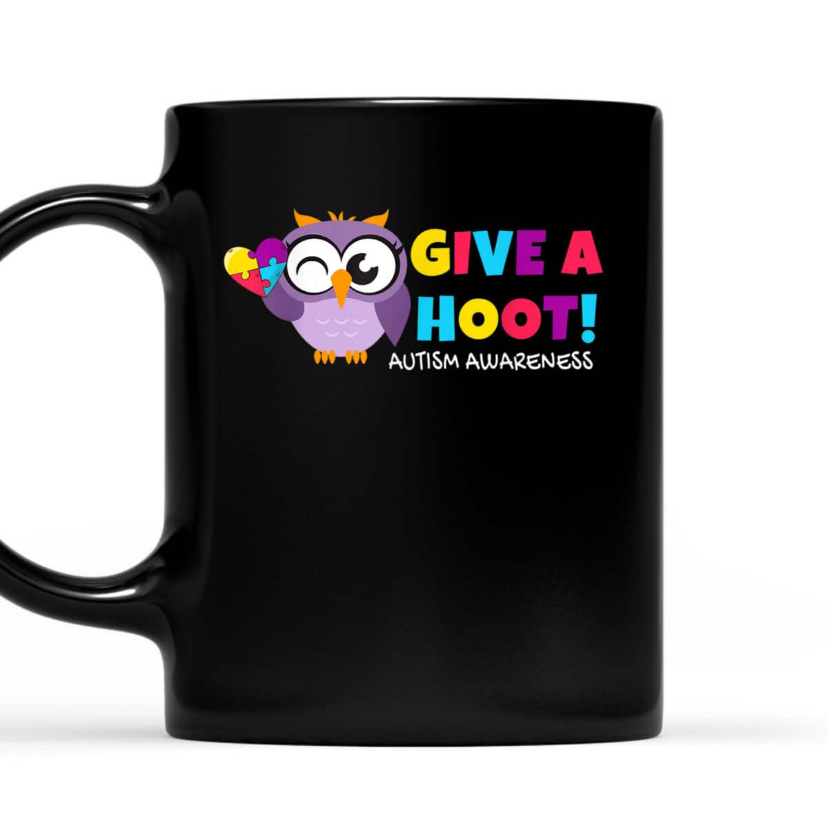 Autism Owl Autism Awareness Give A Hoot T-Shirt