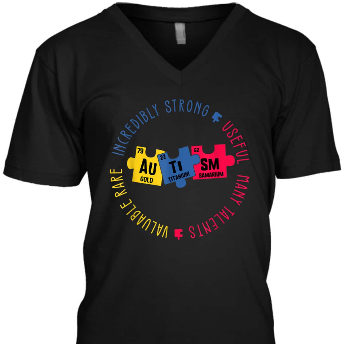 Autism Awareness Periodic Table Elements T-Shirt Autism Awareness Periodic Table Elements T-Shirt