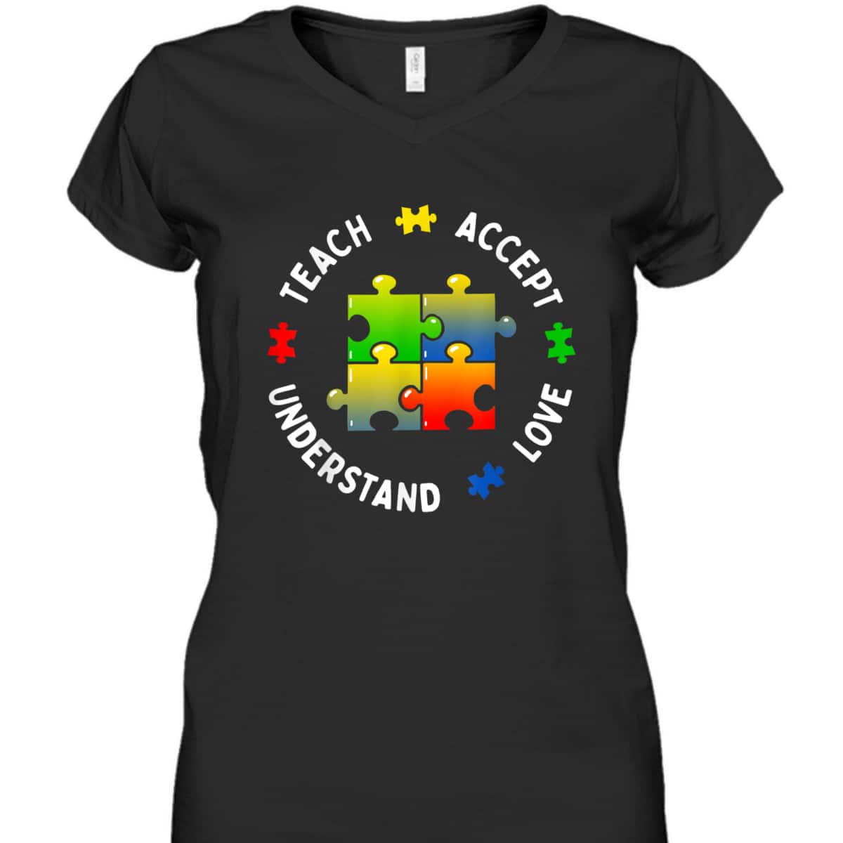 Autism Awareness Teacher Teach Accept Understand Love T-Shirt Autism Awareness Teacher Teach Accept Understand Love T-Shirt