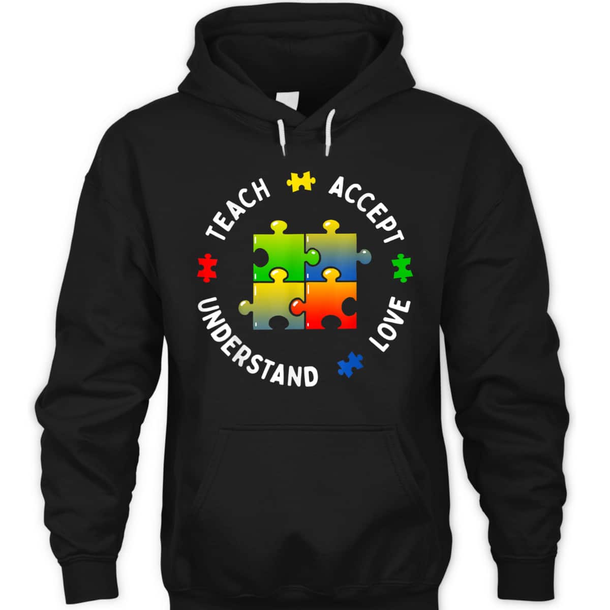 Autism Awareness Teacher Teach Accept Understand Love T-Shirt