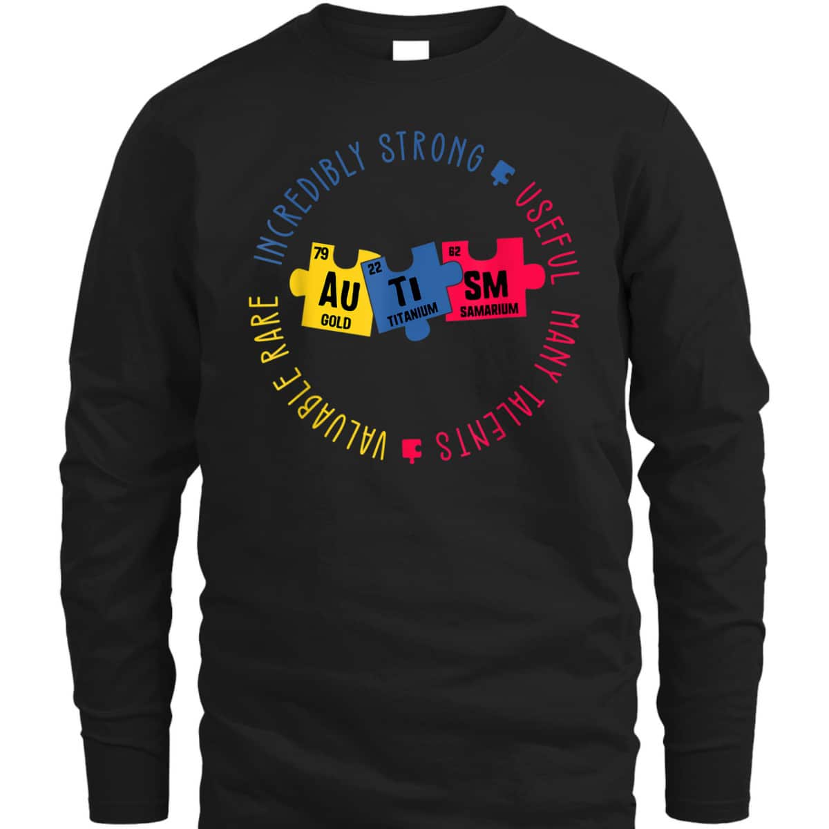 Autism Awareness Periodic Table Elements T-Shirt Autism Awareness Periodic Table Elements T-Shirt