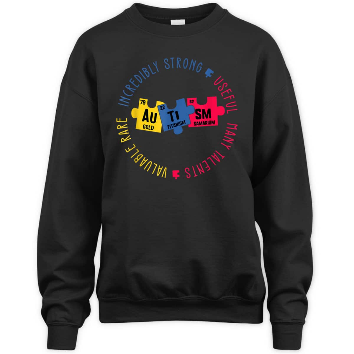 Autism Awareness Periodic Table Elements T-Shirt Autism Awareness Periodic Table Elements T-Shirt