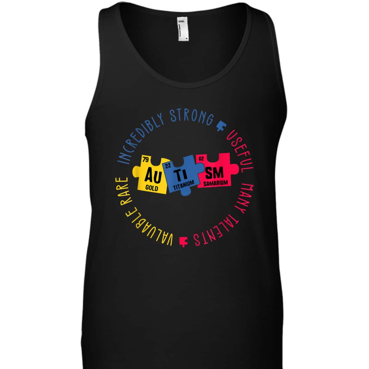 Autism Awareness Periodic Table Elements T-Shirt Autism Awareness Periodic Table Elements T-Shirt
