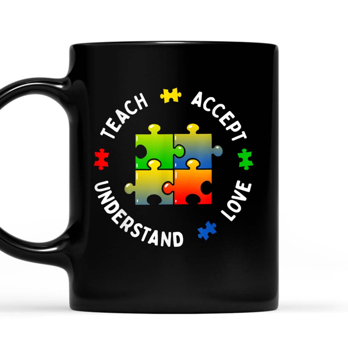 Autism Awareness Teacher Teach Accept Understand Love T-Shirt