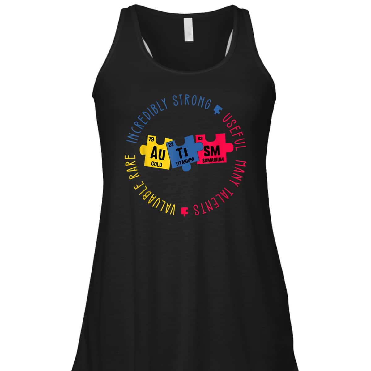 Autism Awareness Periodic Table Elements T-Shirt Autism Awareness Periodic Table Elements T-Shirt