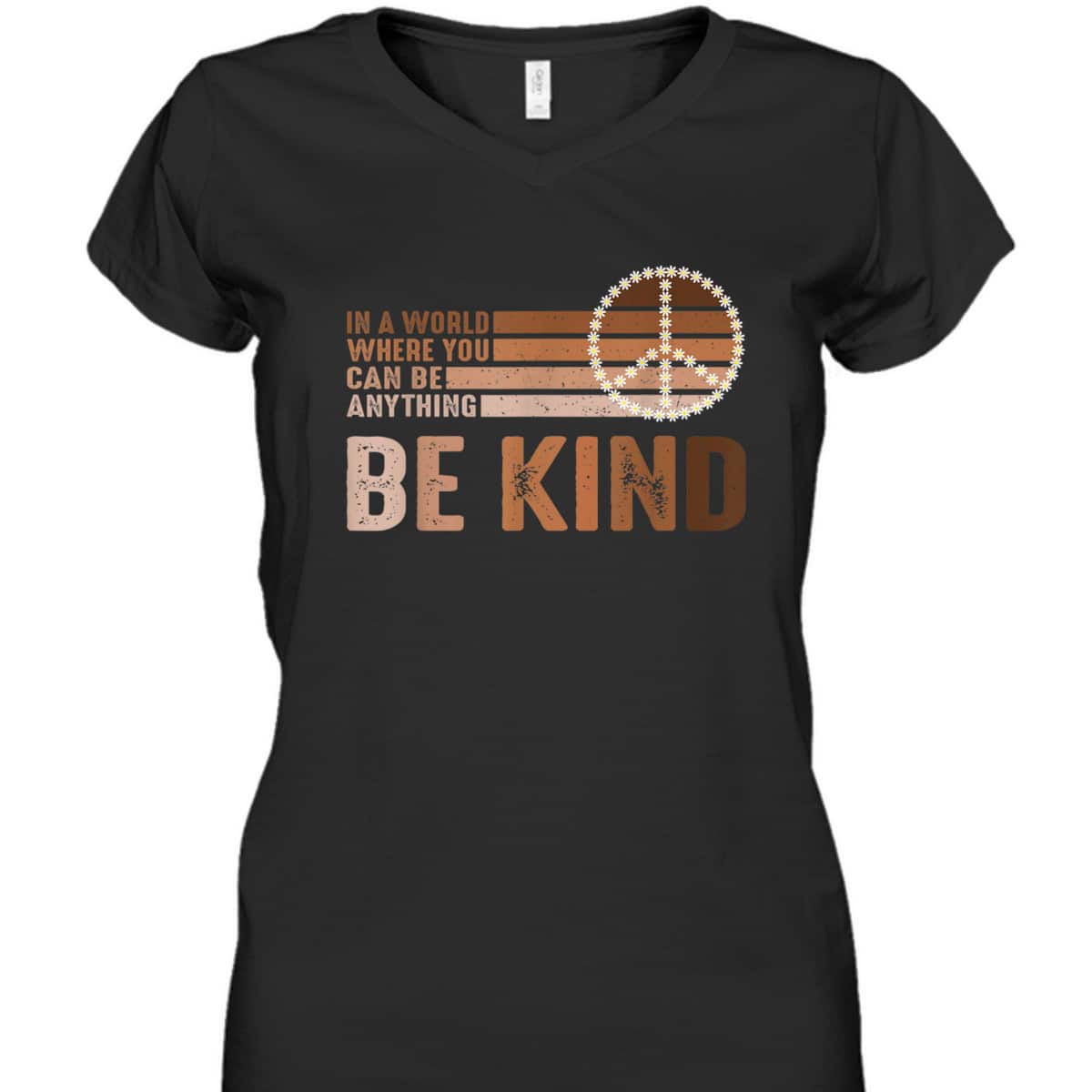 In A World Where You Can Be Anything Be Kind Melanin Autism T-Shirt In A World Where You Can Be Anything Be Kind Melanin Autism T-Shirt