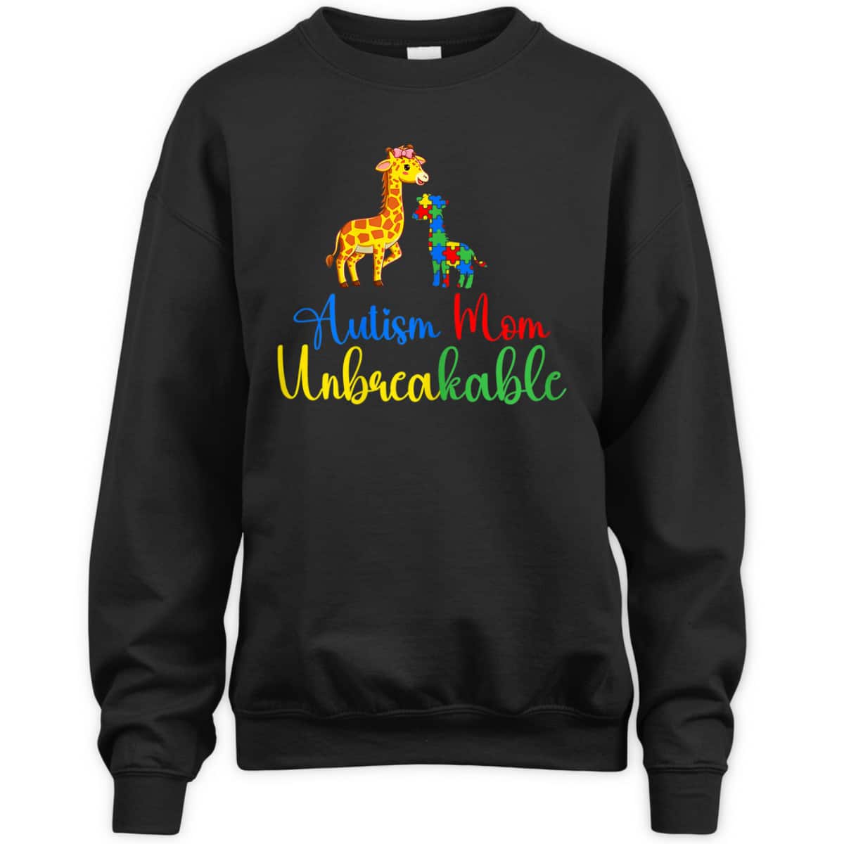 Womens Autism Mom Unbreakable Autism Awareness Be Kind T-Shirt