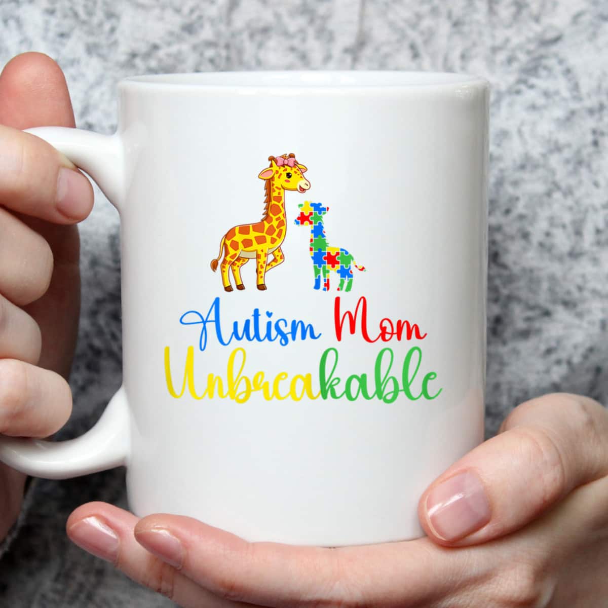 Womens Autism Mom Unbreakable Autism Awareness Be Kind T-Shirt