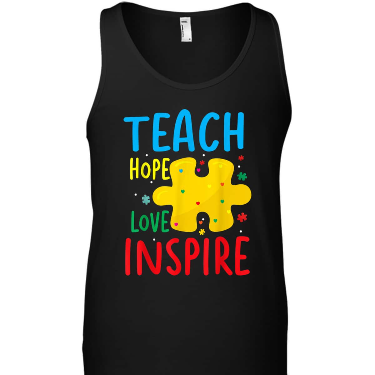 Teach Hope Love Inspire Teacher Classroom T-Shirt