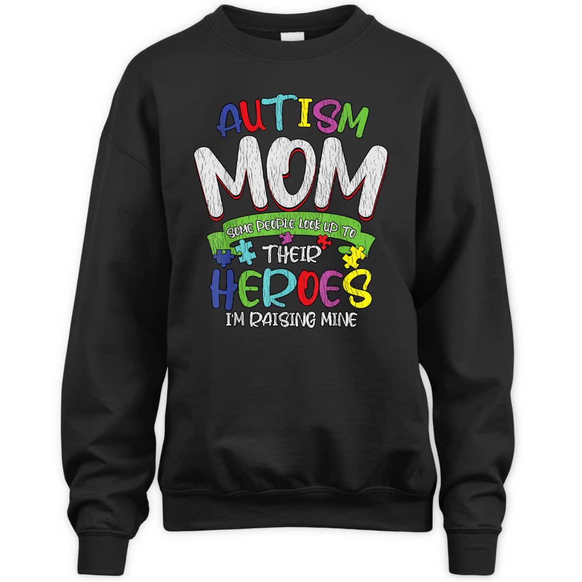 Autism Mom Mother Heroes Autistic Kids Autism Awareness T-Shirt