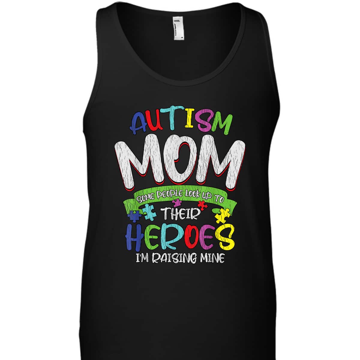Autism Mom Mother Heroes Autistic Kids Autism Awareness T-Shirt