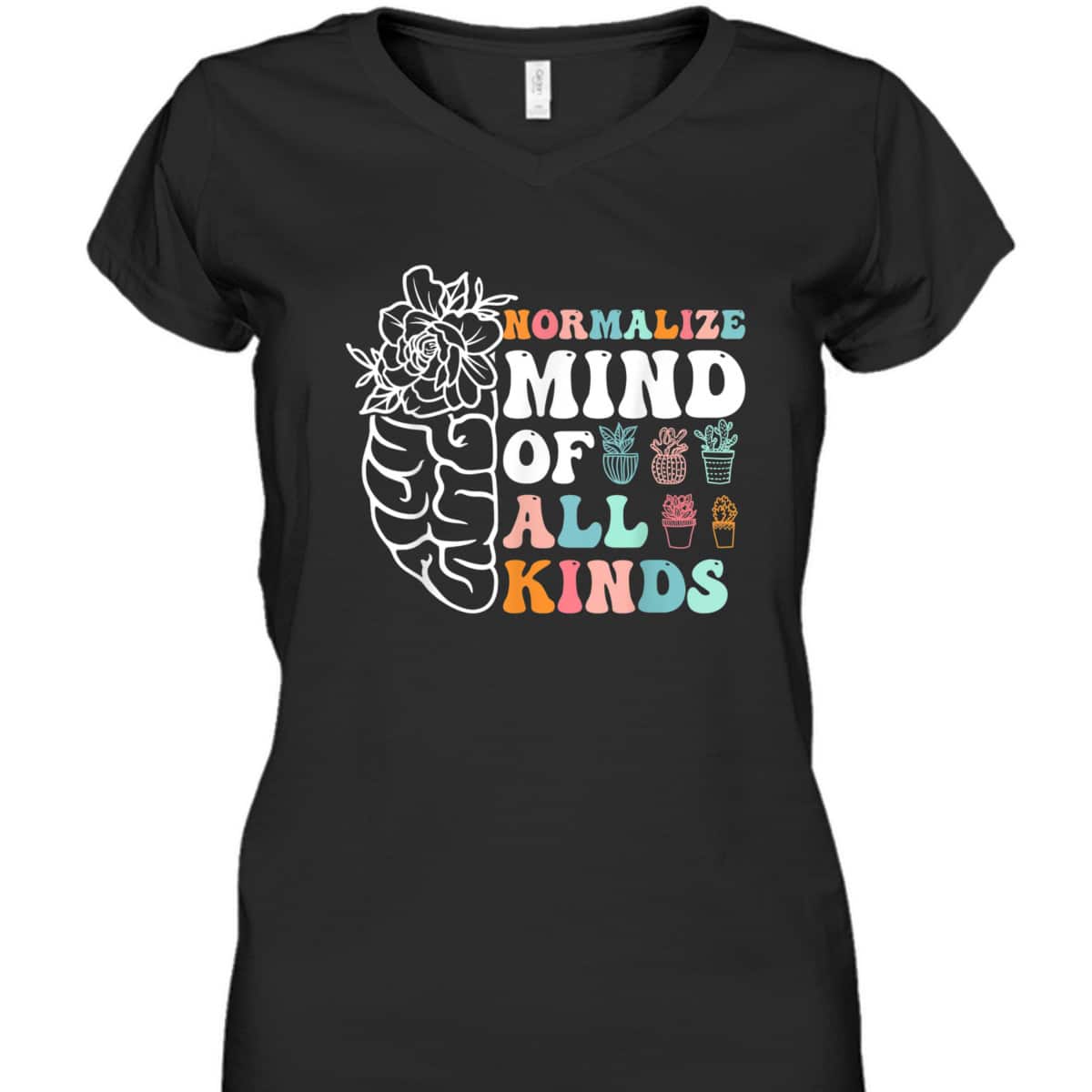 Retro Normalize Mind Of All Kinds Autism Awareness T-Shirt