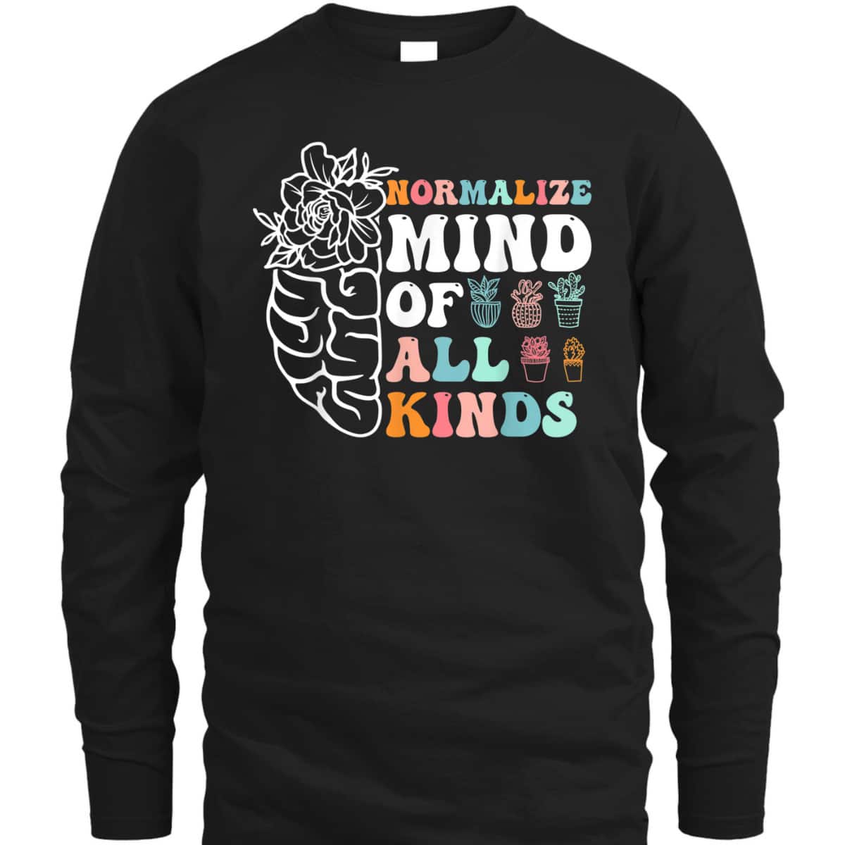 Retro Normalize Mind Of All Kinds Autism Awareness T-Shirt