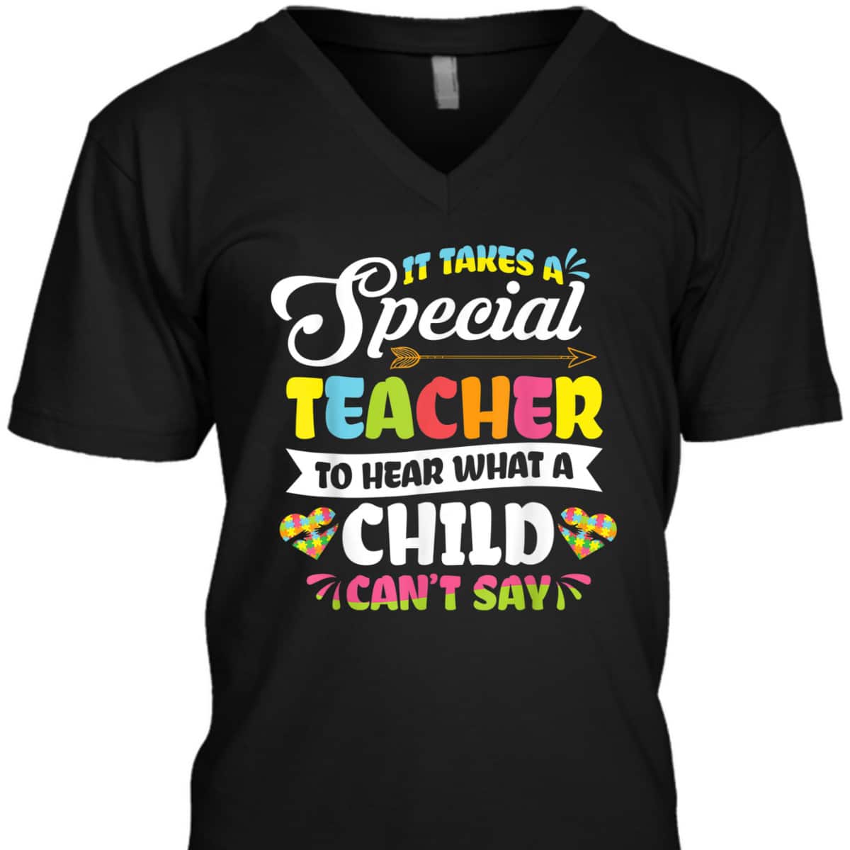 Autism Special Education Teacher To Hear Child Can't Say T-Shirt