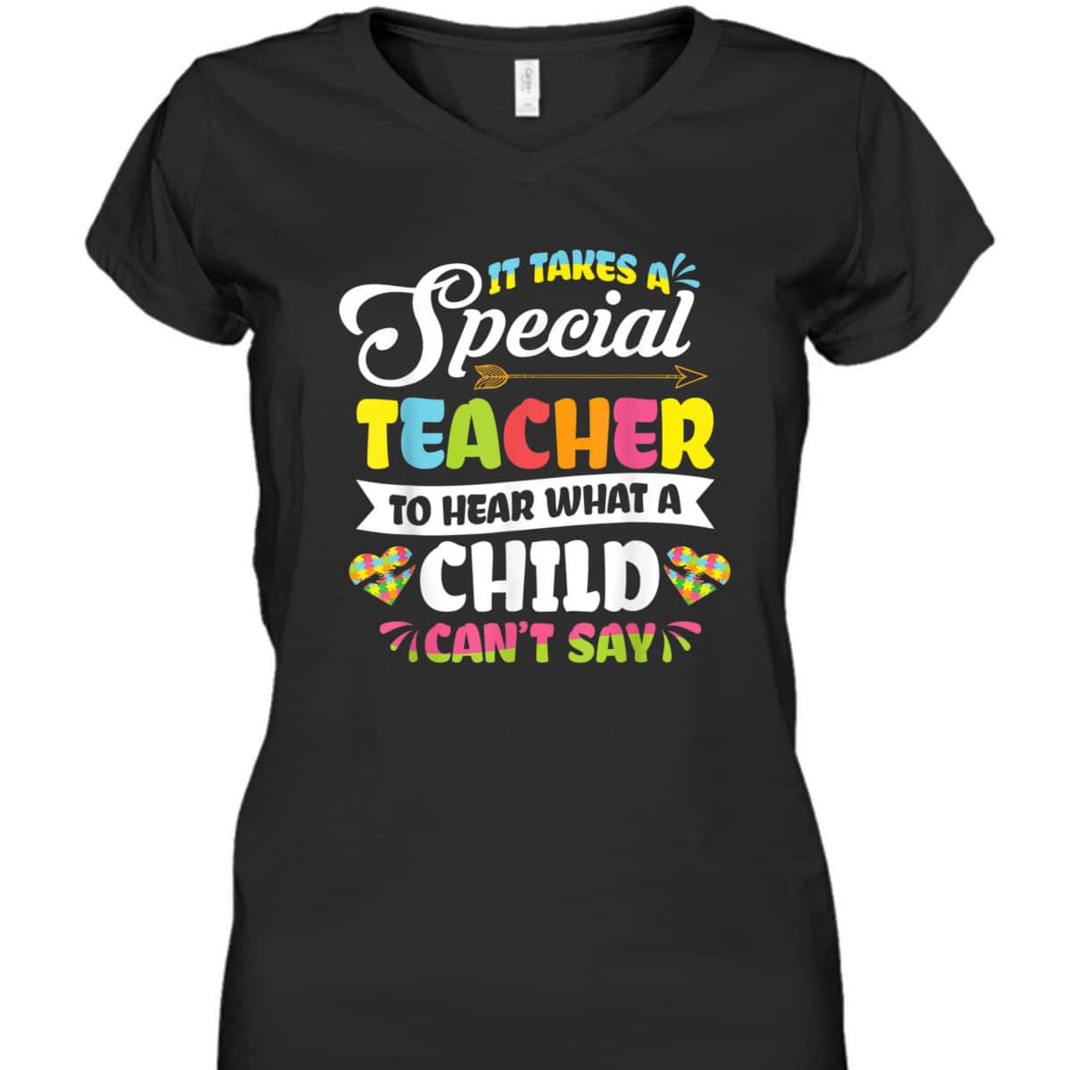 Autism Special Education Teacher To Hear Child Can't Say T-Shirt