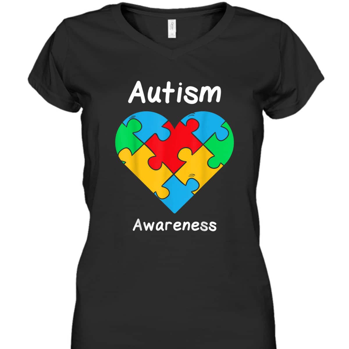 Autistic Heart Puzzle Piece Love Cool Autism Awareness Gift T-Shirt Autistic Heart Puzzle Piece Love Cool Autism Awareness Gift T-Shirt