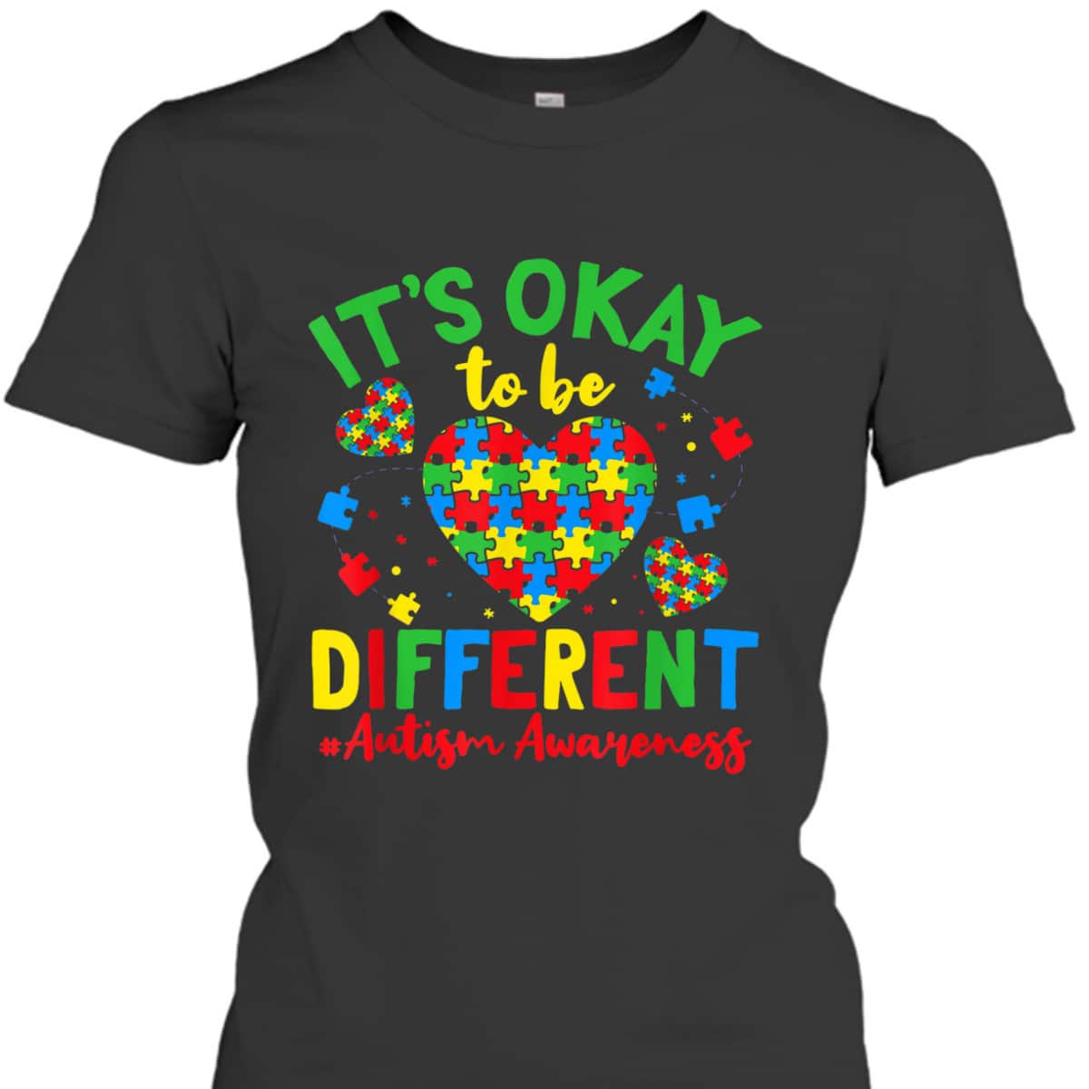Autism Support It'S Okay To Be Different Autism Awareness T-Shirt Autism Support It'S Okay To Be Different Autism Awareness T-Shirt