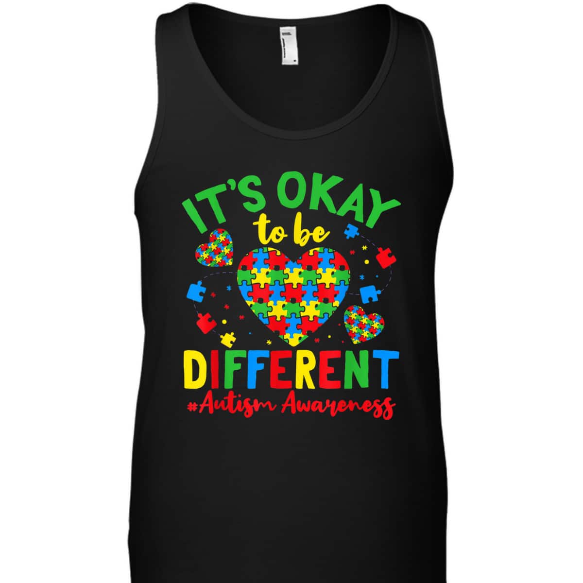 Autism Support It'S Okay To Be Different Autism Awareness T-Shirt Autism Support It'S Okay To Be Different Autism Awareness T-Shirt