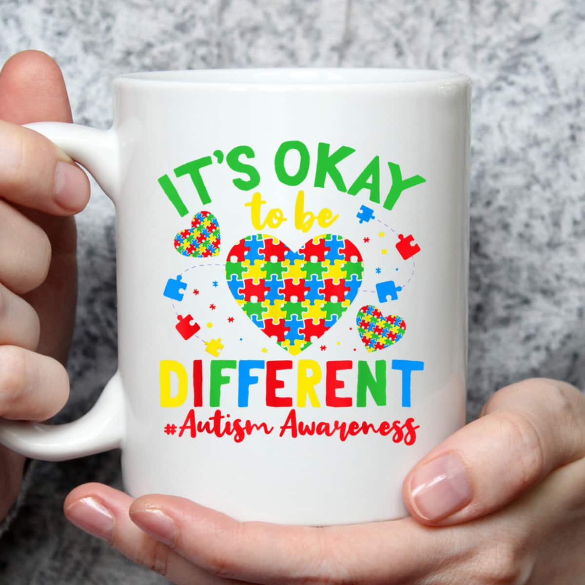Autism Support It'S Okay To Be Different Autism Awareness T-Shirt